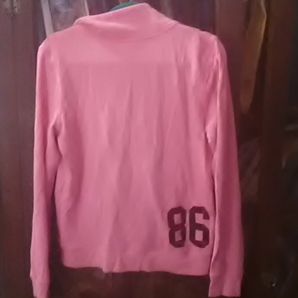 Victoria Secret pink semi zip up sweatshirt - Picture 2 of 3